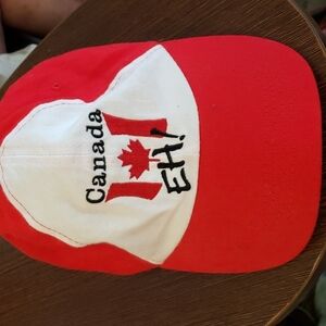 Canada EH! Trucker Hat Embroidered Featuring Canadian Flag Velcro Close